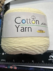 Yarn 100% Cotton 16Ply 100g Cake Skein - Picture 1 of 35