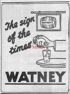 WATNEY'S Brewery 'The Sign of the Times' Beer ADVERT Small 1932 Print Ad 698/17 - Foto 1 di 1