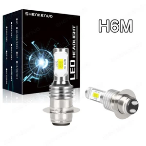 2 Super Bright LED headlight light bulbs for Yamaha Grizzly 660: 2002-2008 12V - Picture 1 of 10