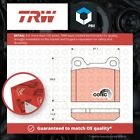 Brake Pads Set fits VOLVO 760 Rear 2.3 2.8 2.4D 82 to 90 With ABS TRW 2718245