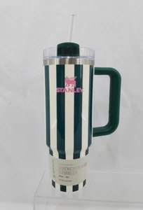 Stanley 30 oz Quencher H2.0 FlowState Tumbler Oasis Emerald Cabana Gloss - Picture 1 of 4
