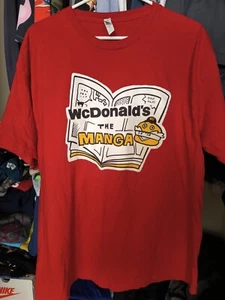 Wcdonalds manga Japan limited edition anime xl shirt rare preowned - Picture 1 of 3
