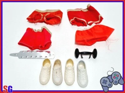 LOTTO BIG JIM VESTITI E ACCESSORI BOX VINTAGE COME DA FOTO USATO SICURO - Immagine 1 di 4