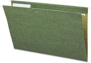 Smead Hanging File Folder with Tab, 1/3-Cut 25 Count (Pack of 1), Green - Picture 1 of 2