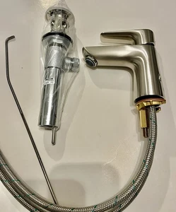 Hansgrohe Talis 71700821 Talis E 1,2 GPM rubinetto bagno un foro nichel spazzolato - Foto 1 di 6