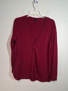 Talbots Cardigan Maglione Bottone Anteriore Business Casual Ufficio Rosa Taglia Large - Foto 1 di 5