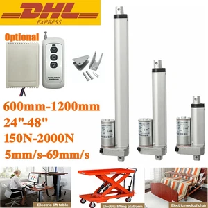 700mm 800mm 1000mm 1200mm 24V Linear Actuator Motor 2000N for Auto Door Lifting - Bild 1 von 34