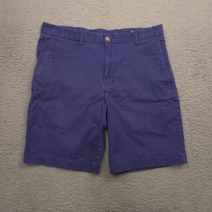 Vineyard Vines Breaker Shorts Men 32 Blue Cotton Stretch Casual Chino - Picture 1 of 11