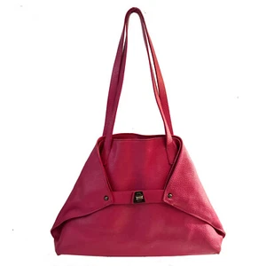 AKRIS AI Doppelhenkeltasche rot Leder - Bild 1 von 13