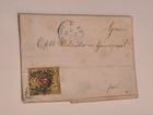 Switzerland letter 1854 with 1850 stamp Rayon II 10Rp used