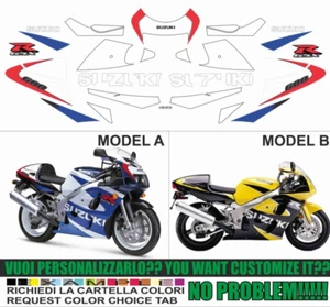 GSXR 600 2000 SRAD AUFKLEBER KIT KOMPATIBEL - Bild 1 von 1