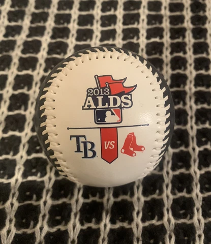 NEW Rawlings MLB 2013 ALDS Tampa Bay Rays vs Boston Red Sox Souvenir Baseball Cover
