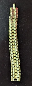 Heavy Unisex linked bracelet 7.25 in stainless steel - Picture 1 of 7