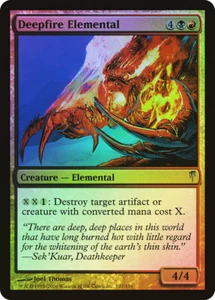 MTG FOIL Deepfire Elemental - Coldsnap #127 - Picture 1 of 1