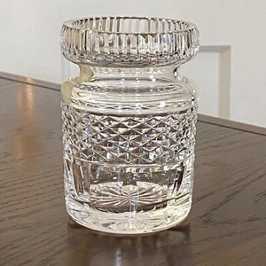 Barattolo miele Waterford Castlemaine Crystal 4 1/4" senza coperchio ~ marmellata o gelatina ~ firmato - Foto 1 di 12