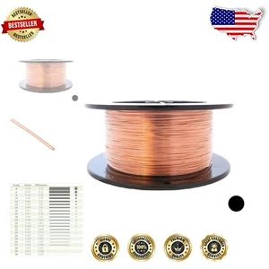 High-Quality 24 Gauge Pure Copper Wire - Dead Soft Round for Electric Projects - Picture 1 of 6