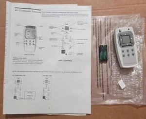REMOTE CONTROL FOR FRIGIDAIRE ROOM AIR CONDITIONER YN1G1 W/ BATTERIES & MANUAL - Picture 1 of 8