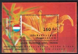 Países Bajos 1994 Yvert SS 40 Flores MNH VF - Imagen 1 de 1