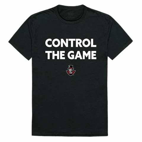 APSU Austin Peay State University Governors Control the Game T-Shirt Black Cover