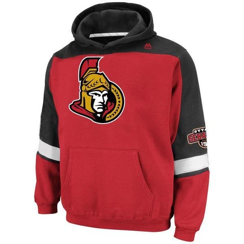 NWT Youth Ottawa Senators NHL Majestic Lil’ Ice Classic Fleece Hoodie Cover