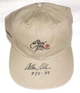 ARQUITECTO DE GOLF FIRMADO POR ROSEY CREEK ARTHUR HILL - GORRA DE CLUB GRAN CAMPO Y DISEÑADOR - Imagen 1 de 7