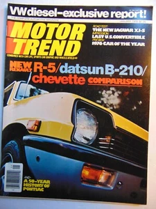 Motor Trend Magazine January 1976 Jaguar XJ-S Road Test - Picture 1 of 1