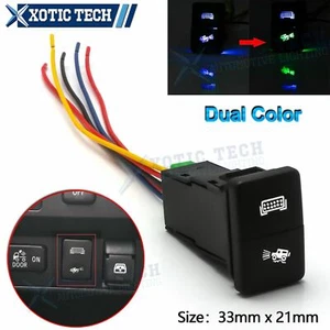 Factory Dual Push Switch Button LED Lightbar Fog Light For Toyota Tacoma Tundra - Foto 1 di 10