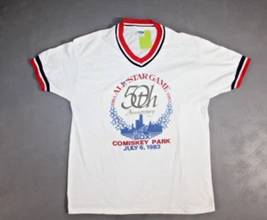 1983 MLB All-Star Game 50th Anniversary Chicago White Sox Comiskey T-Shirt Large - Picture 1 of 7