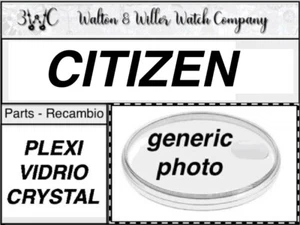 1 PC Nos Citizen Original Plexi Vintage Crystal Genuine New 3wc - Picture 1 of 1