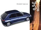 Peugeot 306 S 16 Prospekt 1993 12/93 D brochure prospekt emisyjny katalog brosjyre