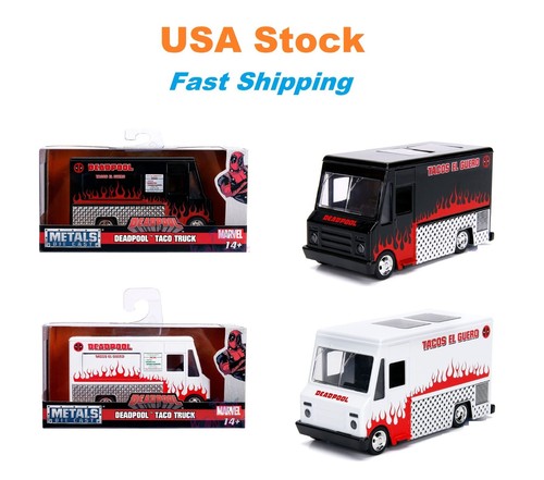 Deadpool Taco Truck Black Marvel Series 1/32 Diecast Model by Jada