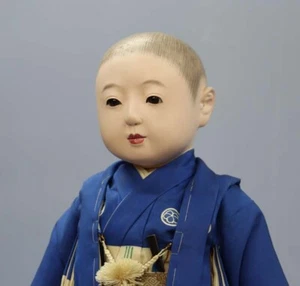 Ichimatsu doll Boy Maruhira Matsu seal 51cm Nail cutter Early Showa era JAPAN - Picture 1 of 1