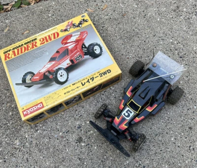 Vintage Kyosho 1/10 RC Off-Road Racer Raider 2WD Electric Powered Racing Buggy - Image 1 of 4