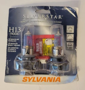 Sylvania H13 9008 SilverStar High Performance 2 Halogen Lamps Bulbs Replacement - Picture 1 of 9