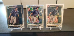 Nick Loftin 2021 Bowman Lot Atomic + Chrome + Paper Kansas City Royals - Bild 1 von 4