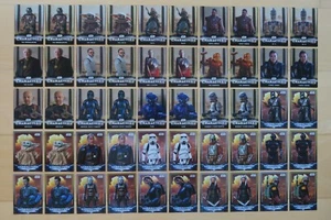 2021 Topps Star Wars The Mandalorian Character Yellow Parallel Crystal Choose - Picture 1 of 114
