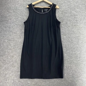 Scarlett Dress Women 18 Plus Black Shift Midi Sleeveless Round Neck Hook & Eye - Picture 1 of 7