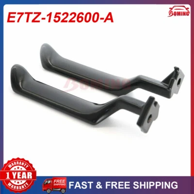 Manija de puerta interior derecha pasajero E7TZ-1522600-A negra para camioneta Ford Foto 1 de 4