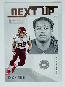 2020 Panini Playbook CHASE YOUNG Next Up Insert Rookie Card #NU-15 | Redskins RC - Picture 1 of 2