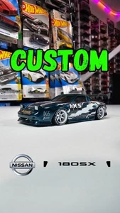 Custom Hotwheels Nissan 180sx - Picture 1 of 7
