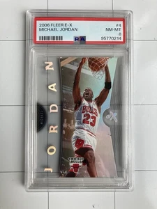 Michael Jordan 2006-07 Fleer E-X #4 - PSA8 - - Bild 1 von 3
