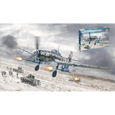JUNKER JU-87G2 KANNONENVOGEL KIT 1:72 Italeri Kit Aerei Modellino Nuovo - Immagine 1 di 3