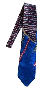 Coogi Australia 100% Silk Tie Multicolor Abstract Design Made in USA - Picture 1 of 4