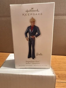 2010 Hallmark Keepsake Ornament SuperStar Ken Barbie Mattel - Picture 1 of 4