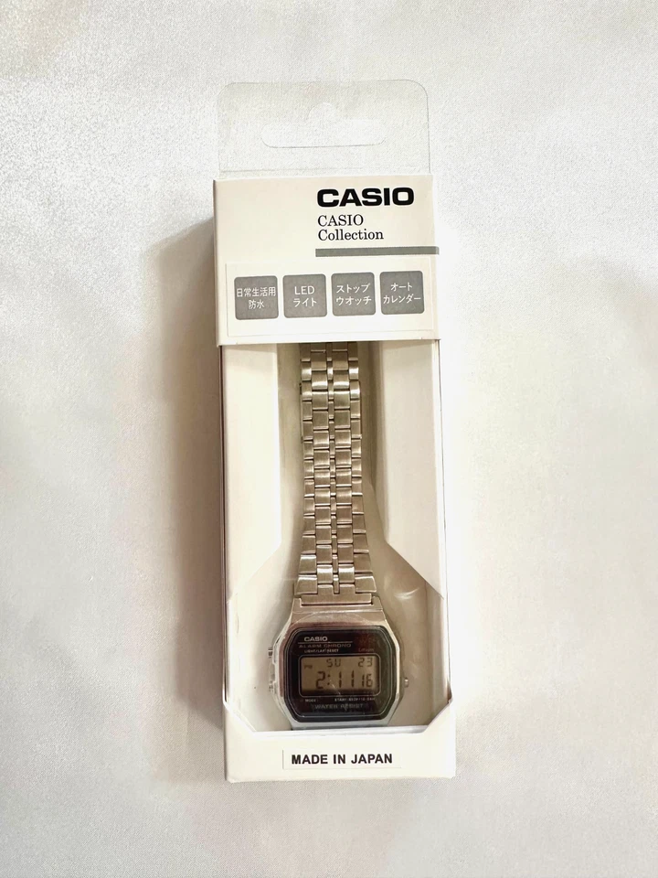 Casio A158WA Series | Unisex Digital Watch | Vintage | WR | 100 SEC Stop Watch