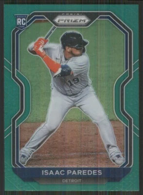 2021 Panini Prizm Prizms Green #43 Isaac Paredes Detroit Tigers 1493 - Image 1 of 2