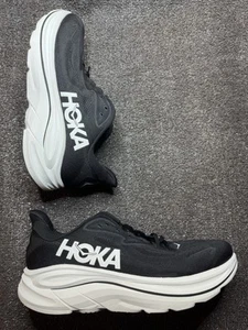 Zapatos para correr Hoka One One Clifton 10 para hombre talla 13 D Med 'Negro Blanco' - Imagen 1 de 19