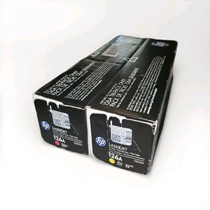 HP LaserJet 126A Toner Cartridge Pack of 2 - Megenta & Yellow - Picture 1 of 3