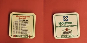 Holsten Heimspiele HSV Saison 83/84 Brauerei Bierdeckel Bier - Bild 1 von 1