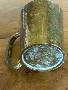 Vintage Brass Mug Good Quality - Picture 1 of 4